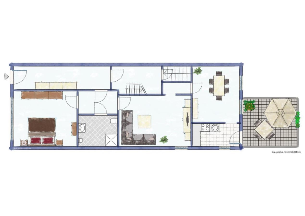 Ms-Apartments I Ferienhaus Sielterrasse ディツム エクステリア 写真